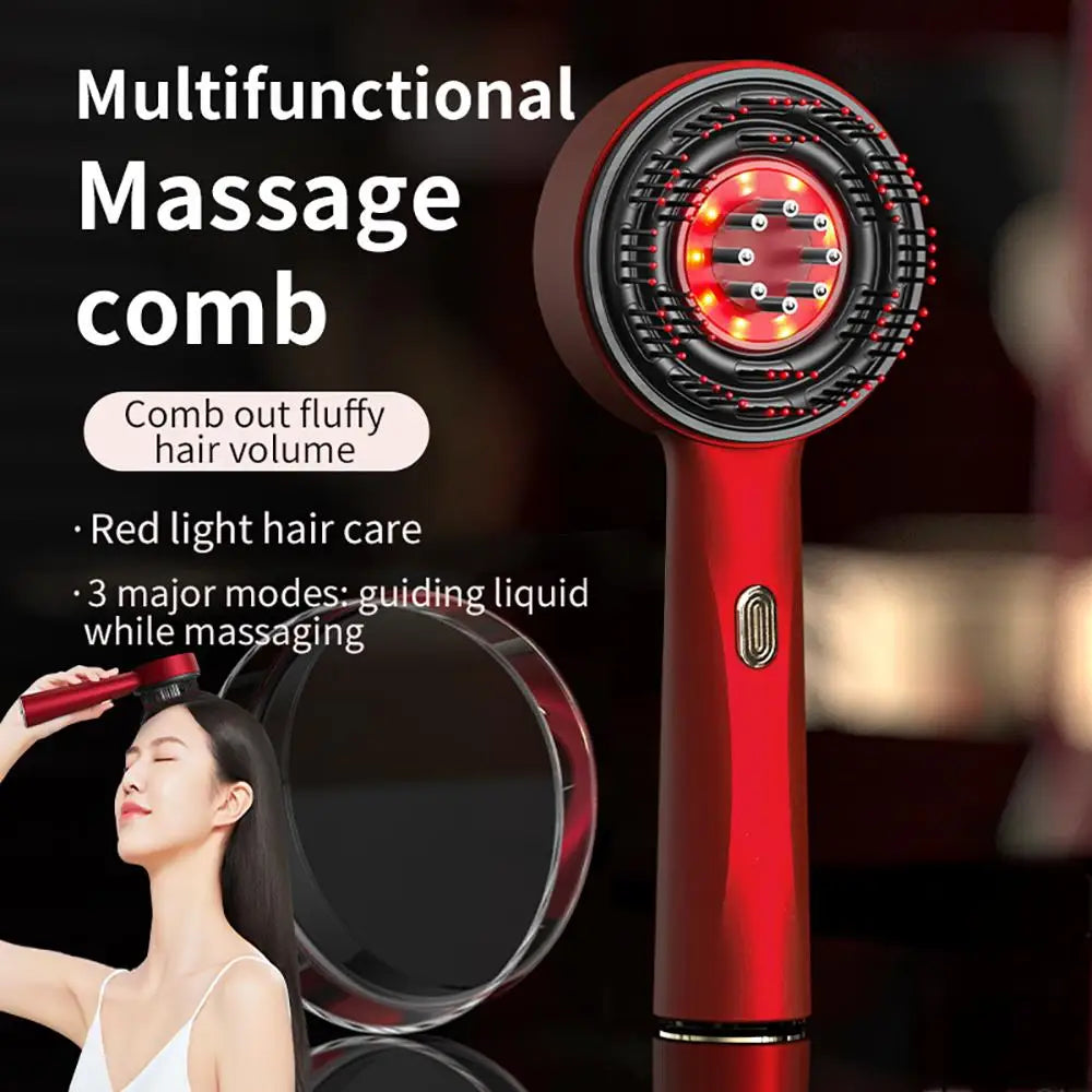 Safely™ Electric Vibration Massage Comb And Hair Oil Applicator