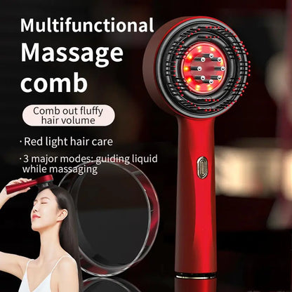 Safely™ Electric Vibration Massage Comb And Hair Oil Applicator