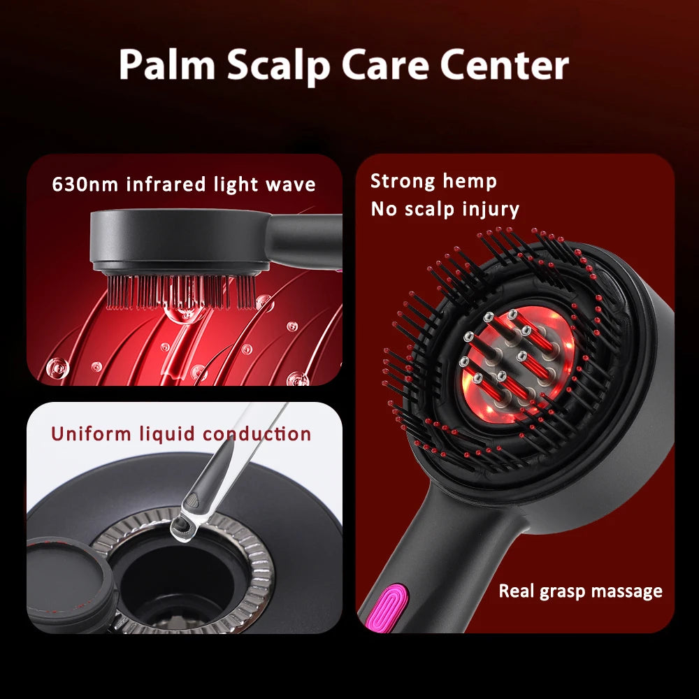 Safely™ Electric Vibration Massage Comb And Hair Oil Applicator