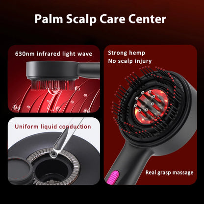 Safely™ Electric Vibration Massage Comb And Hair Oil Applicator